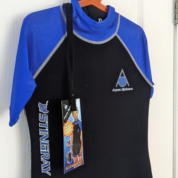 Aqua Sphere thermal uv protection stingray core warmer suit size kids XL - Picture 3 of 5
